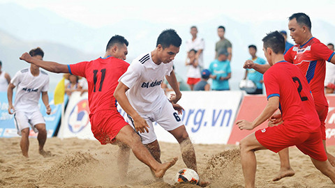Trận đấu giữa Đà Nẵng và Khánh Hòa.