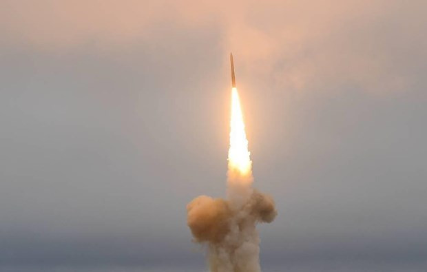 Tên lửa đạn đạo liên lục địa (ICBM) Topol. Nguồn: TASS