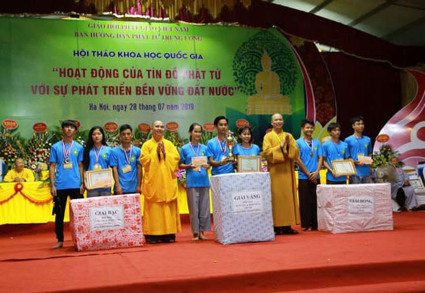 Đoàn thanh thiếu niên phật tử Nghệ An đạt giải Ba toàn đoàn