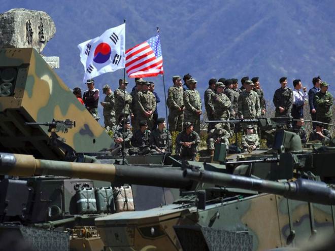 Quân đội Mỹ-Hàn Quốc /// AFP