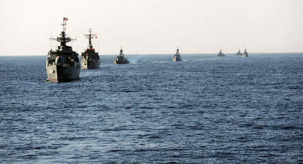 Hải quân của Iran ở Eo biển Hormuz. Ảnh: Getty