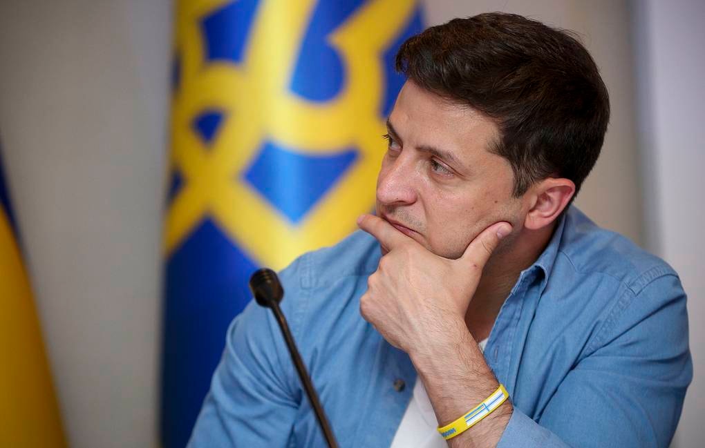 Tổng thống Ukraine Vladimir Zelensky. Ảnh: TASS