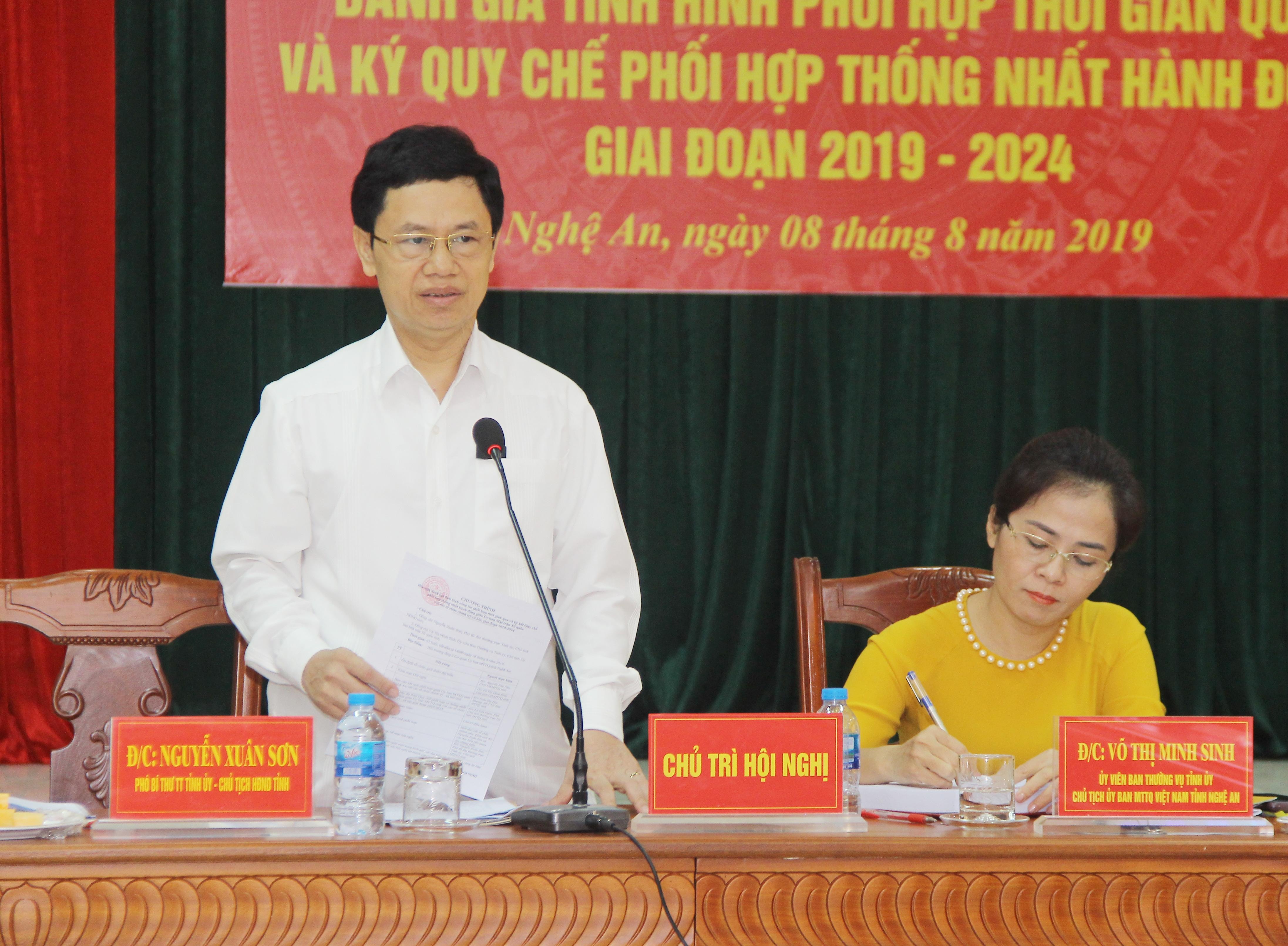 Đồng chí Nguyễn Xuân Sơn - Phó Bí thư Thường trực Tỉnh ủy, Chủ tịch HĐND tỉnh. Ảnh: Mai Hoa