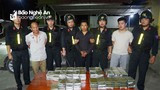 Công an Nghệ An phối hợp bắt giữ 5 đối tượng vận chuyển 120 bánh heroin