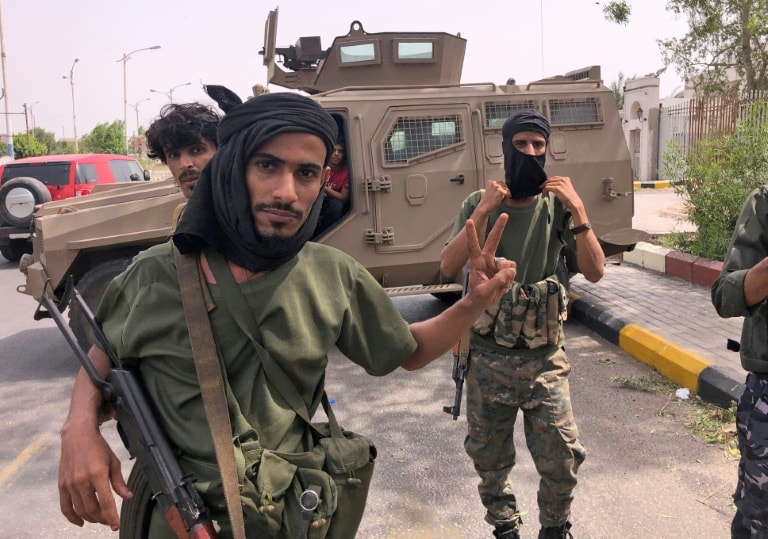 Phe ly khai ở miền Nam Yemen được UAE hậu thuẫn. Ảnh: AFP