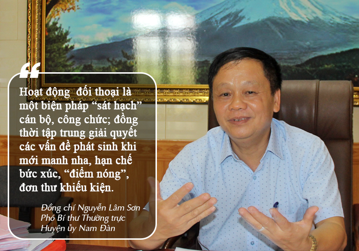 quote-Nguyễn Lâm Sơn - Phó thư Thường trực Huyện ủy Nam Đàn