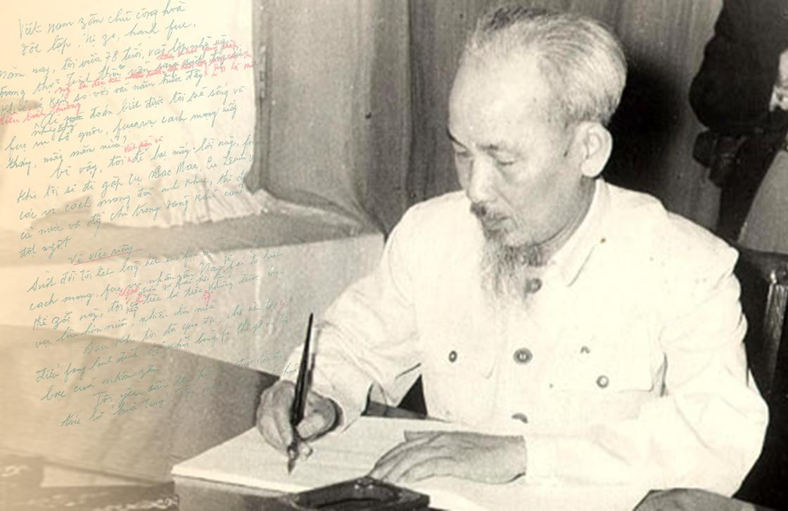 Chủ tịch Hồ Chí Minh. Ảnh tư liệu