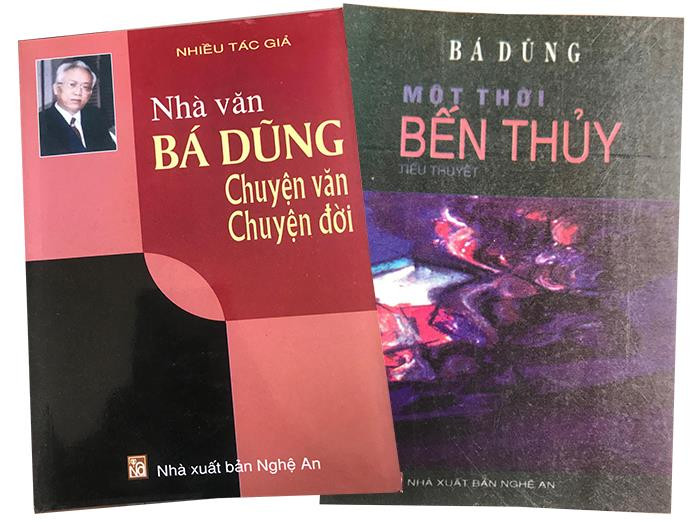 Một số tác phẩm của nhà văn Bá Dũng.