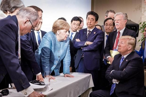 Bức ảnh ấn tượng nhất tại Hội nghị G7 năm 2018 tại Canada
