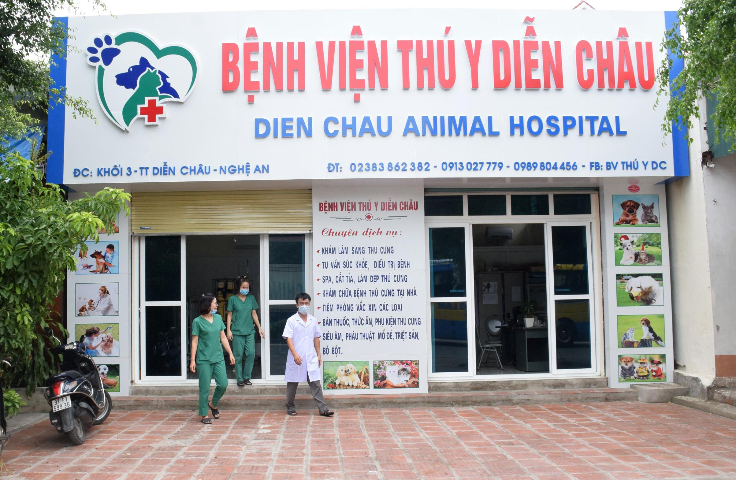 Bệnh viện Thú y Diễn Châu hoạt động từ tháng 62019