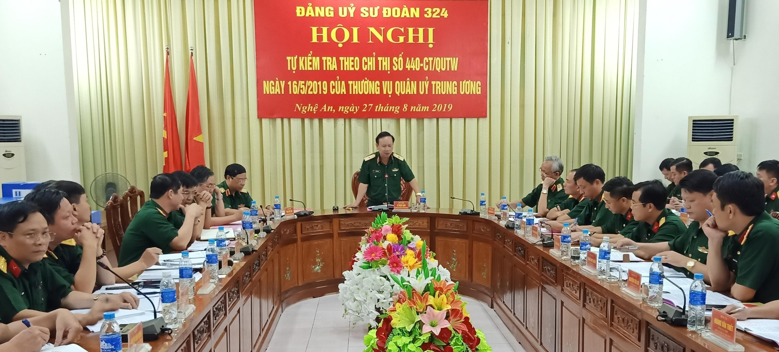 Thiếu tướng Lê Ngọc Nam kết luận sau buổi kiểm tra.