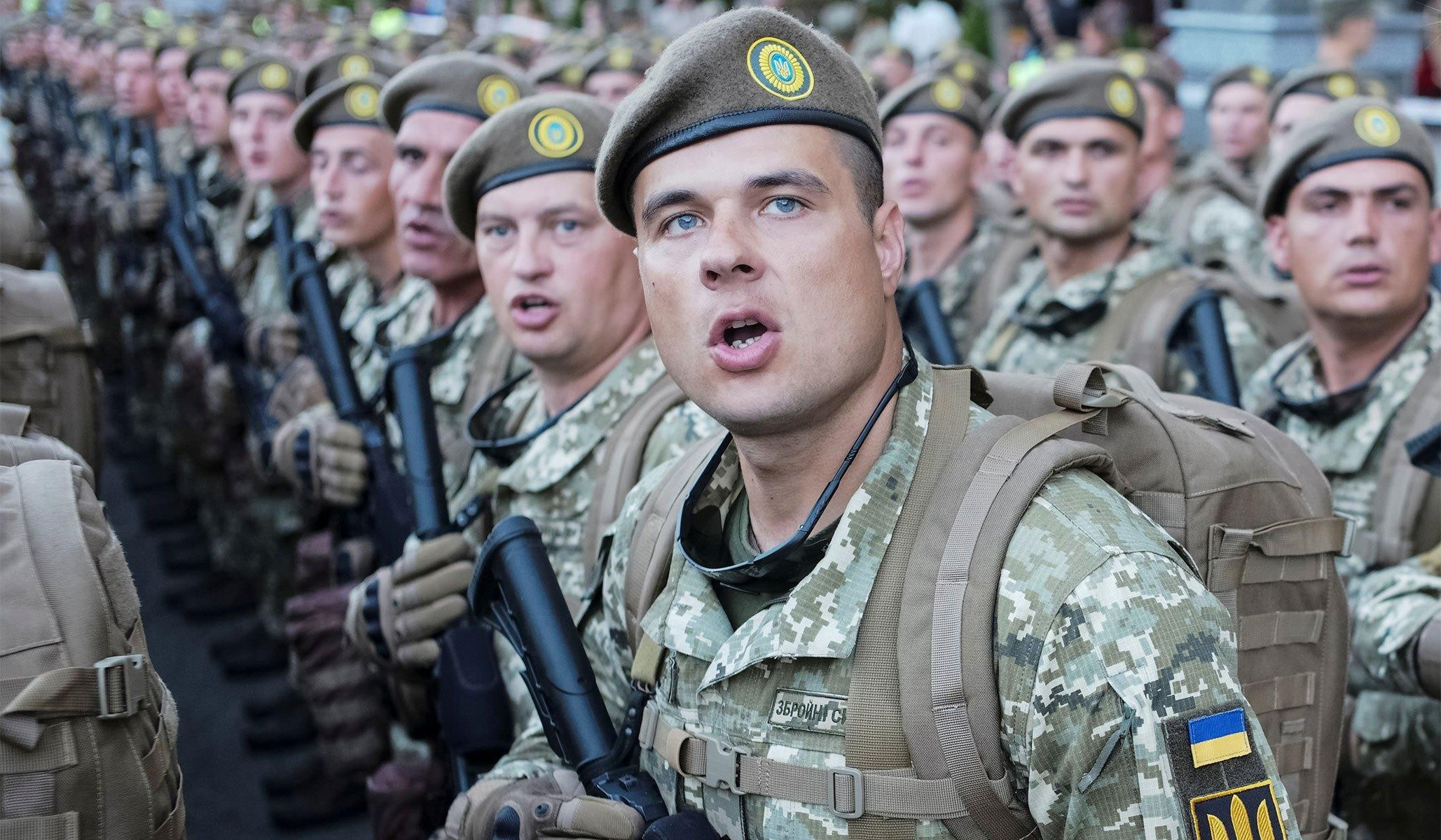 Lực lượng vũ trang Ukraine. Ảnh: Reuters 