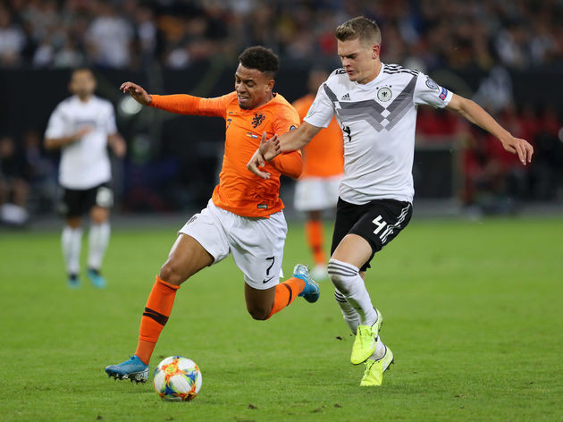 rận đấu hấp dẫn giữa Đức và Hà Lan đã kết thúc với phần thắng cho đội khách. (Ảnh: Getty).