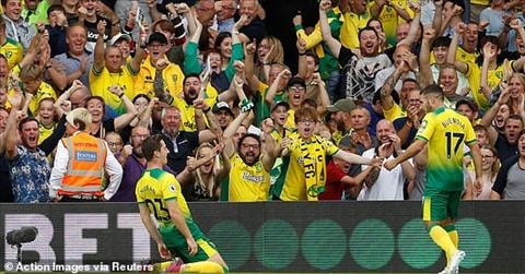 Các cầu thủ Norwich có một trận đấu hay và quả cảm trươc nhà đương kim vô địch Man City.