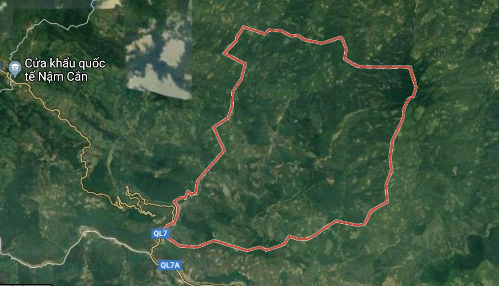 Xã Phà Đánh, huyện Kỳ Sơn. Ảnh: Google maps