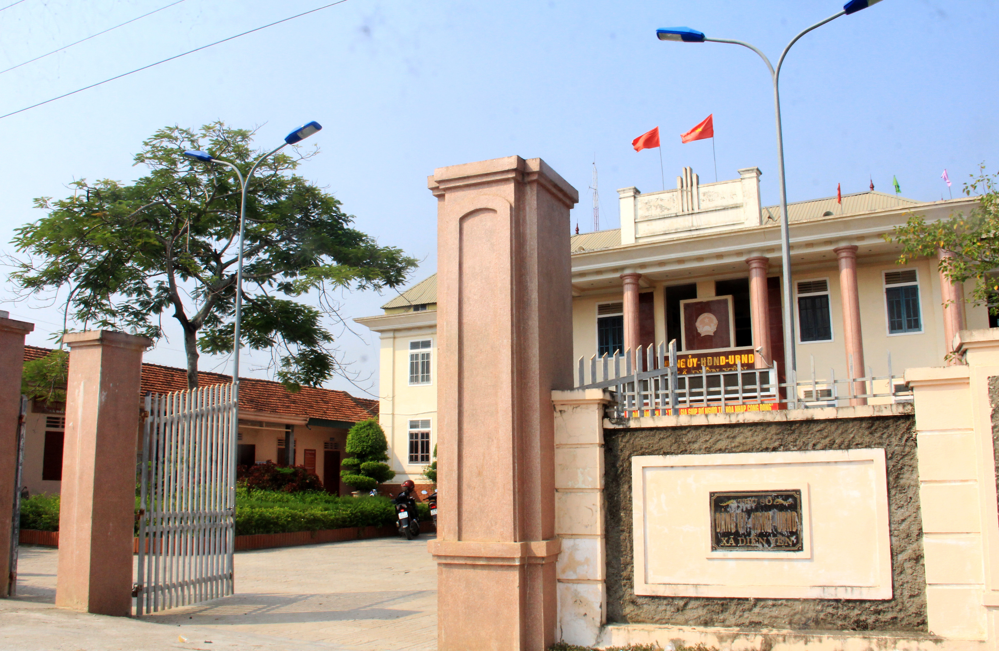 Trụ sở xã Diễn Yên (Diễn Châu), nơi để xảy ra nhiều sai phạm trong nhiều năm qua. Ảnh: Phạm Bằng