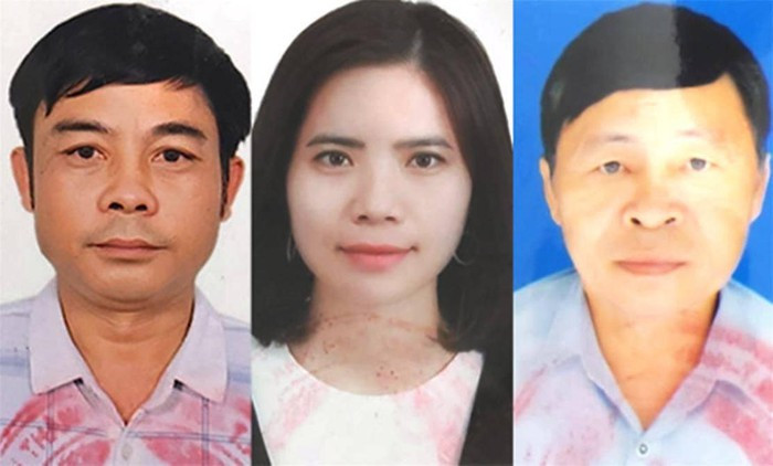 3 bị can Võ Biên Thùy, Lê Ngọc Tú và Nguyễn Xuân Thọ, ảnh tư liệu CTV.jpg