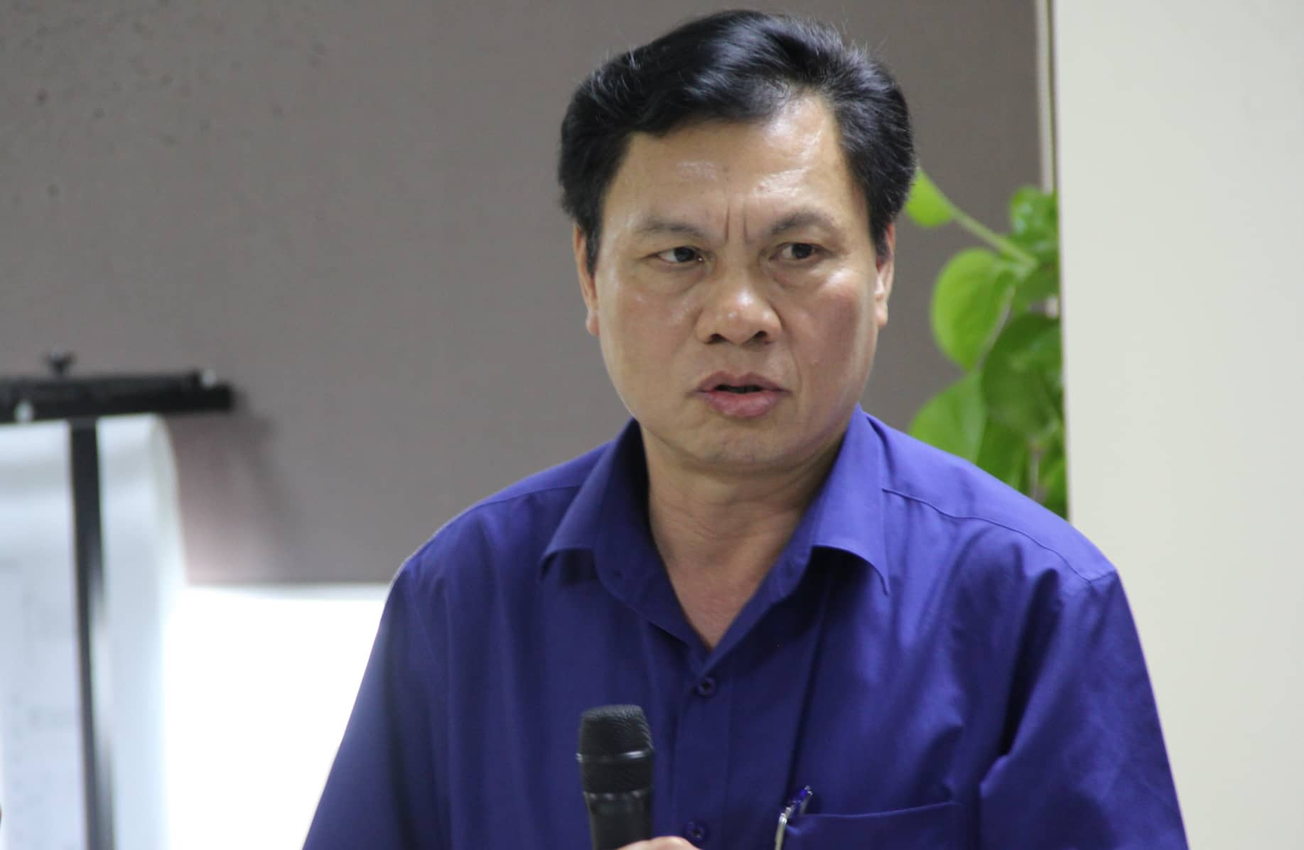 Ông Nguyễn Văn Hương là Phó Chủ tịch HĐQT Công ty CP Bệnh viện Hữu nghị Đa khoa Nghệ An. Ảnh: Tiến Hùng