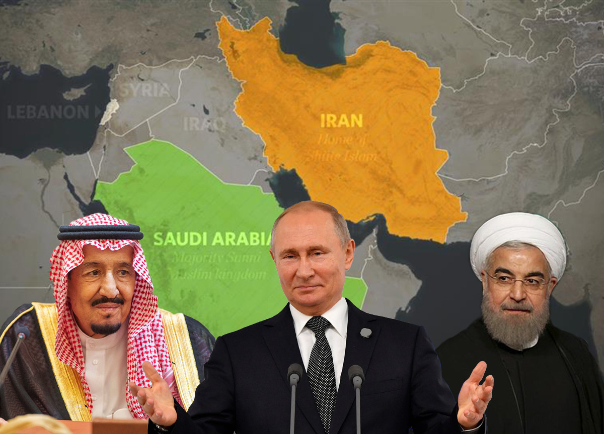 Nga xuất hiện tại Trung Đông như một nhân tố trung gian để xoa dịu mối quan hệ Iran - Saudi Arabia.