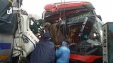 Toàn cảnh vụ tai nạn xe tải đấu đầu xe khách trên đường tránh Vinh, phụ xe tử vong trong cabin