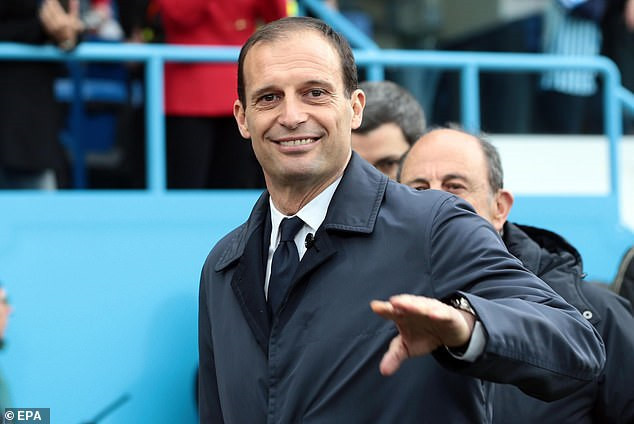 Allegri có thể sẽ dẫn dắt Man Utd trong thời gian tới. Ảnh: EPA.