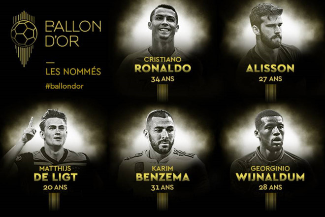 Ronaldo là ứng cử viên sáng giá cho danh hiệu Quả bóng Vàng 2019.