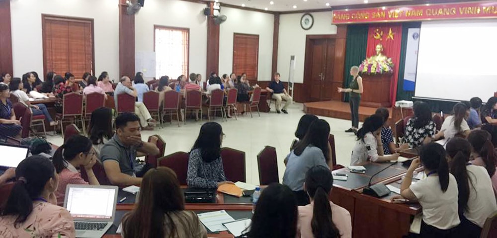 Hội thảo VinhTesol 2018 về phương pháp giảng dạy tiếng Anh do khoa Sư phạm Ngoại ngữ tổ chức.