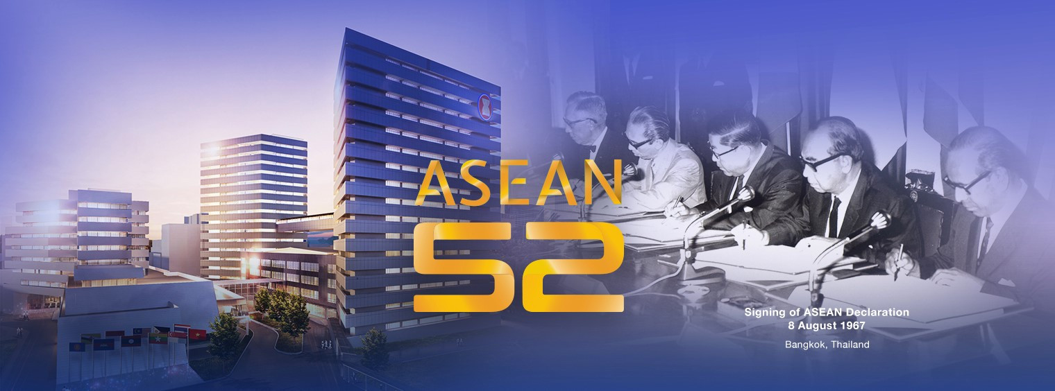 ASEAN đã trải qua 52 năm hình thành và phát triển. Ảnh ASEAN