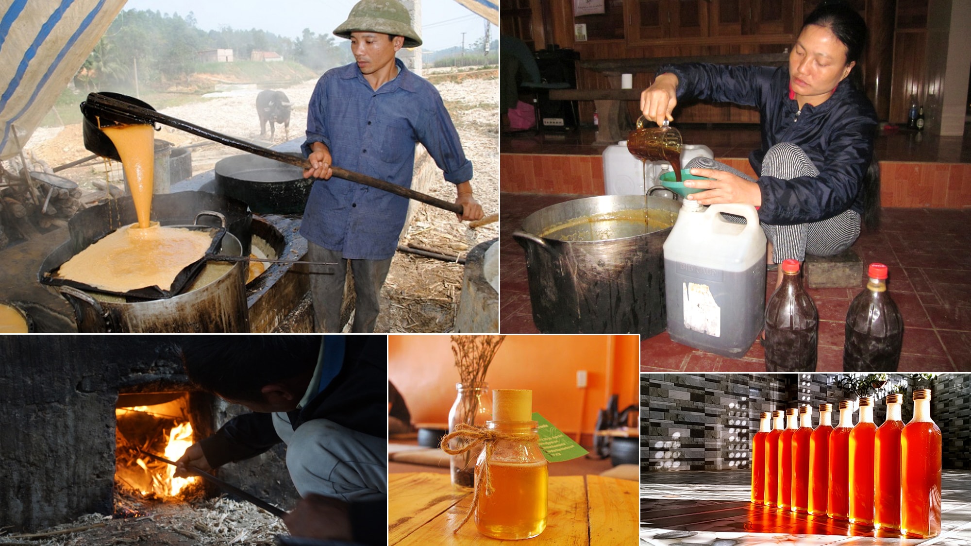 Mật mía, mật ong đang được Tân Kỳ lựa chọn để tiêu chuẩn hóa theo các tiêu chí của chương trình OCOP. Ảnh: T.P