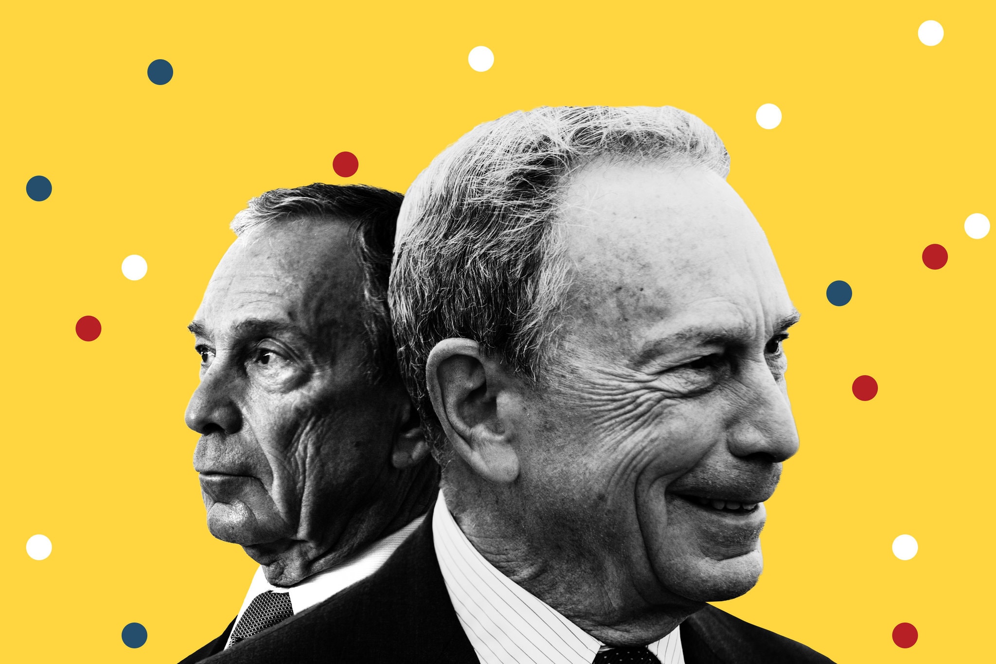 Chân dung tỷ phú Michael Bloomberg. Ảnh: New York Times