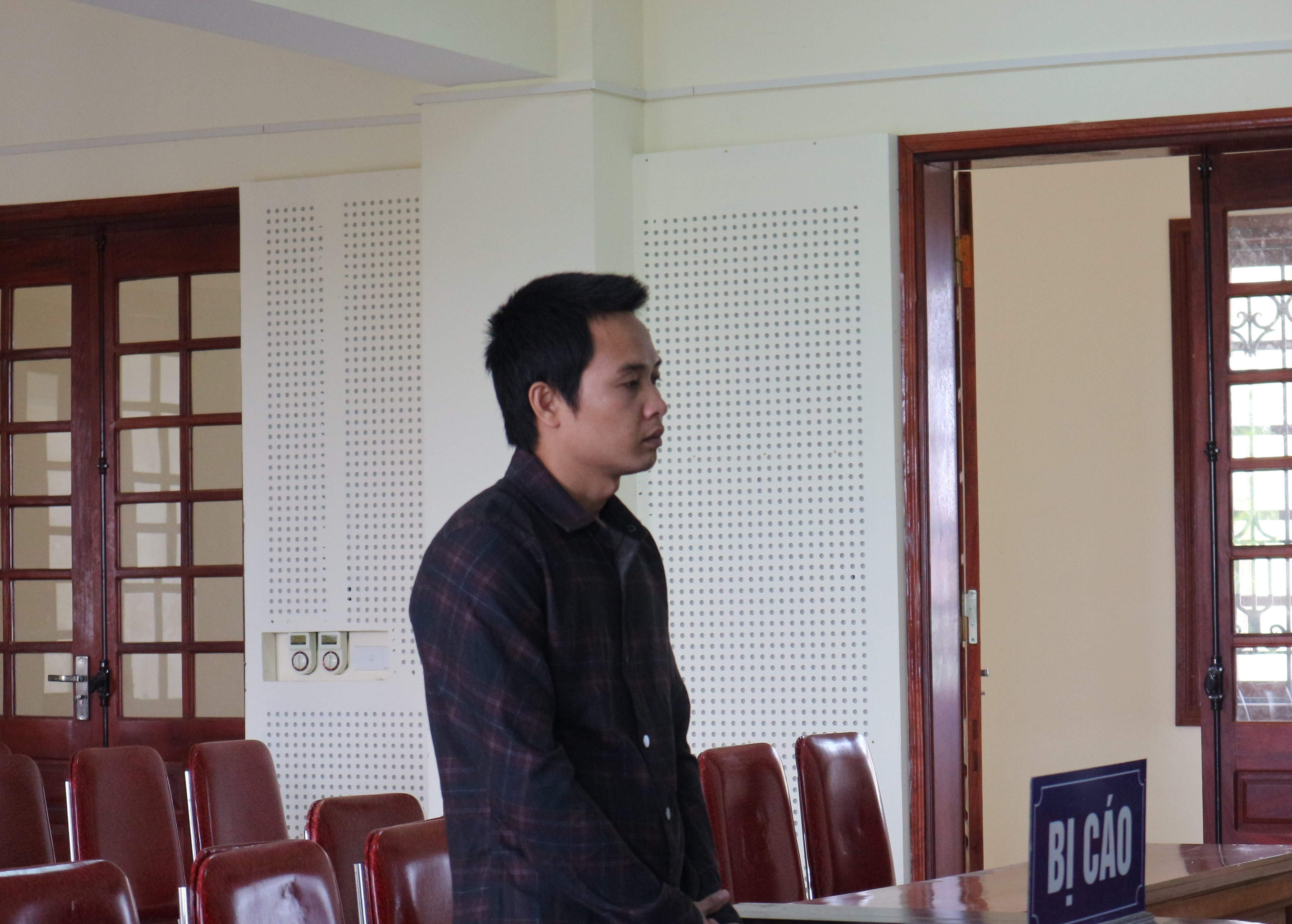 Bị cáo Trương Quang Thịnh tại phiên tòa. Ảnh: Trần Vũ