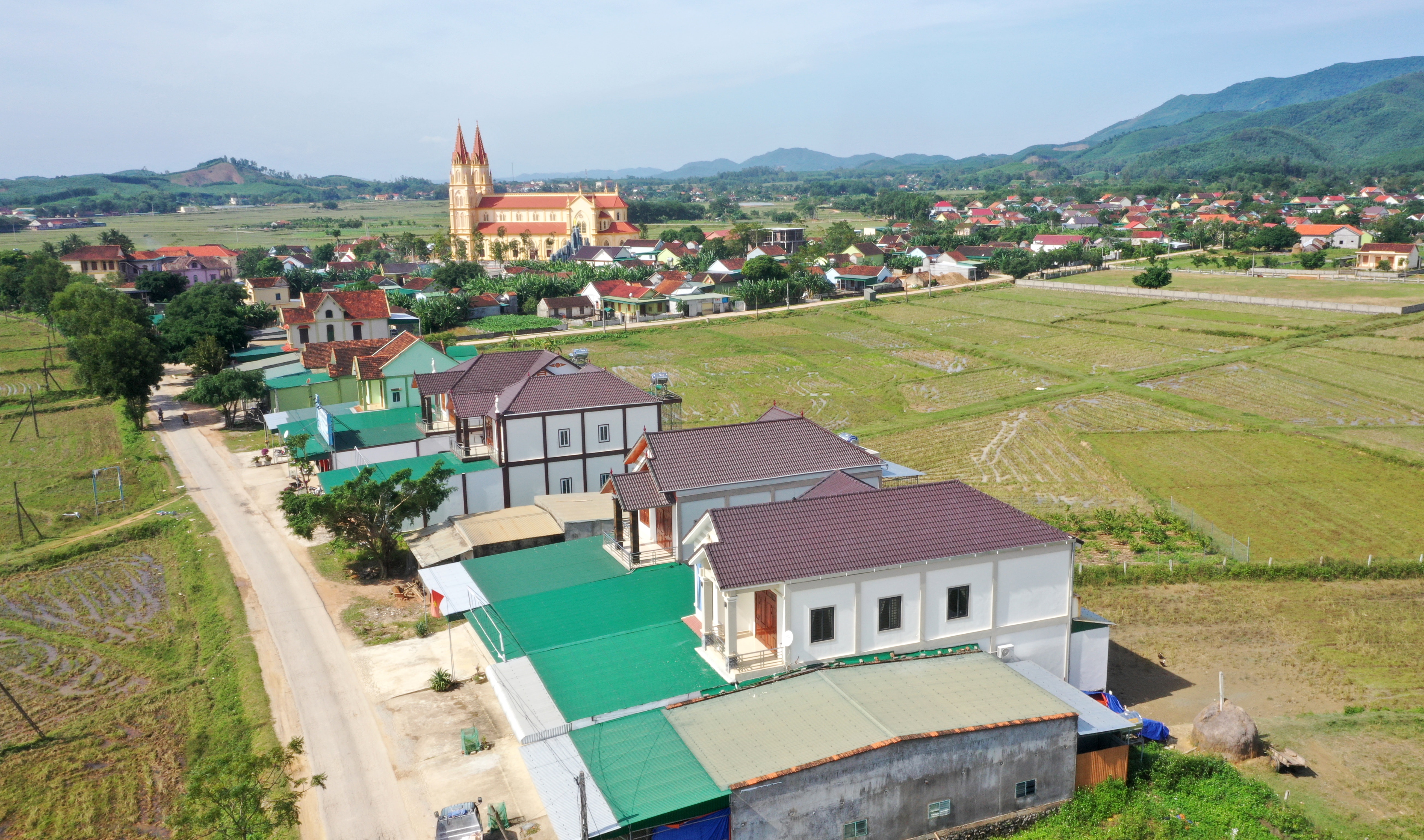 Một góc NTM xã Quang Thành. Ảnh: Anh Tuấn