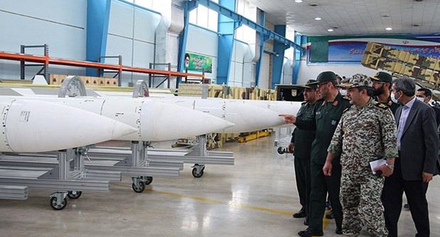 Hệ thống tên lửa phòng không Sayyad-2 của Iran. Ảnh:  AFP