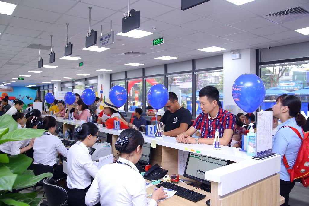 Trung tâm tiêm chủng VNVC tại thành phố Vinh. Ảnh: PV