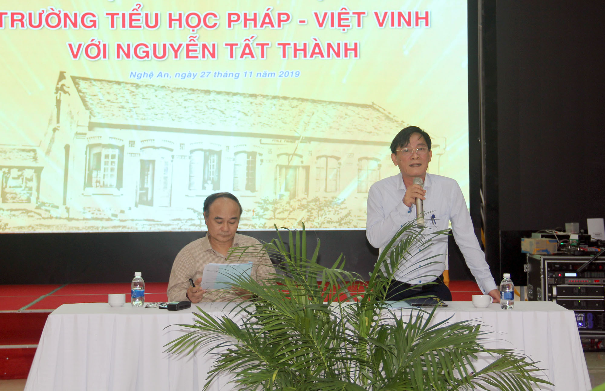 Đồng chí Giám đốc Sở Khoa học & Công nghệ Trần Quốc Thành phát biểu tại Hội thảo. Ảnh: Thanh Quỳnh