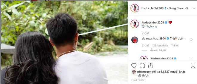 Hồi tháng 7/2019, trên Instagram cá nhân, Hà Đức Chinh đăng ảnh chụp từ phía sau và tag tên Mai Hà Trang. Động thái này của Đức Chinh khiến nhiều người tin rằng, anh ngầm xác nhận tin đồn hẹn hò với bạn gái Mai Hà Trang.