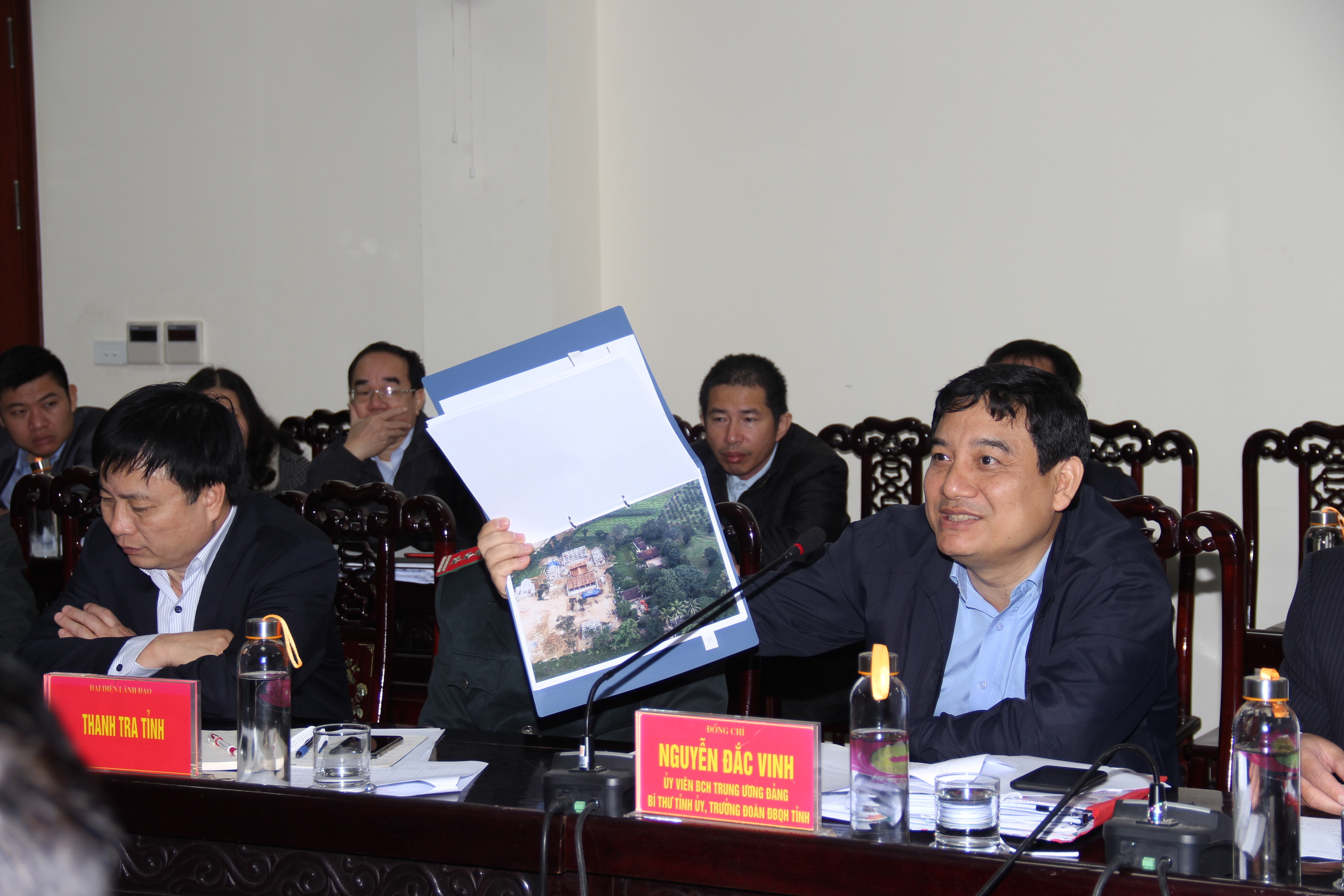 Đồng chí Bí thư Tỉnh ủy yêu cầu UBND huyện Thanh Chương cho biết quá trình xử lý vụ việc liên quan xây dựng chùa Linh Sâm ở xã Thanh Yên