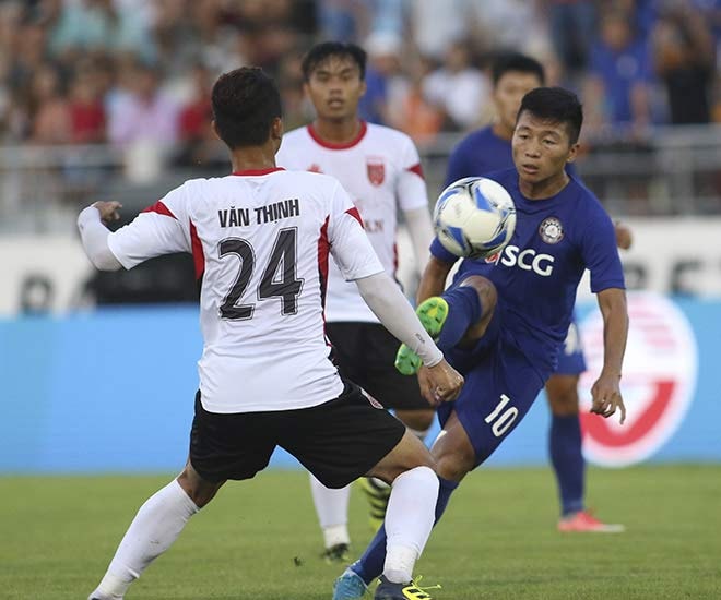 Trần Phi Hà (số 10) trong màu áo CLB Bà Rịa – Vũng Tàu. Ảnh: khampha.vn