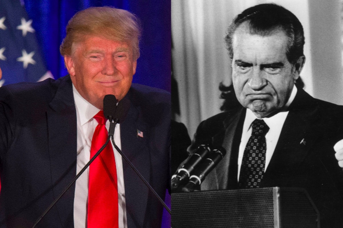 Ông Donald Trump sẽ không lặp lại số phận của cựu Tổng thống Richard Nixon. Ảnh: The Vox