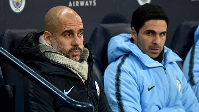 Arteta đã học hỏi được nhiều điều từ HLV Guardiola