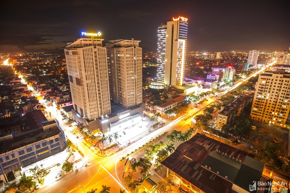 Một góc thành phố Vinh. Ảnh tư liệu: Thành Cường