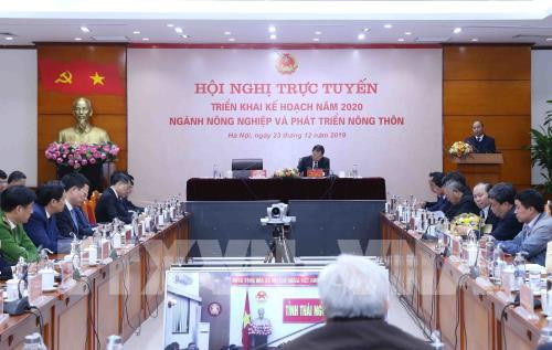 Thủ tướng Chính phủ Nguyễn Xuân Phúc phát  biểu chỉ đạo tại hội nghị. Ảnh: TTXVN