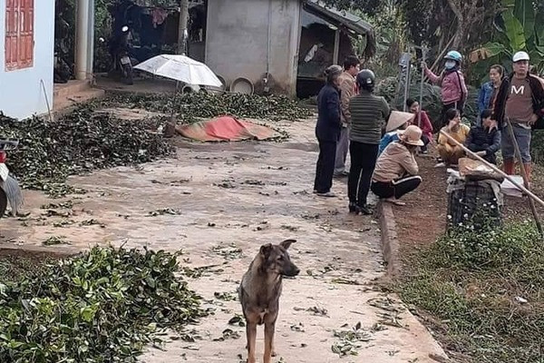 Hiện trường vụ án mạng.