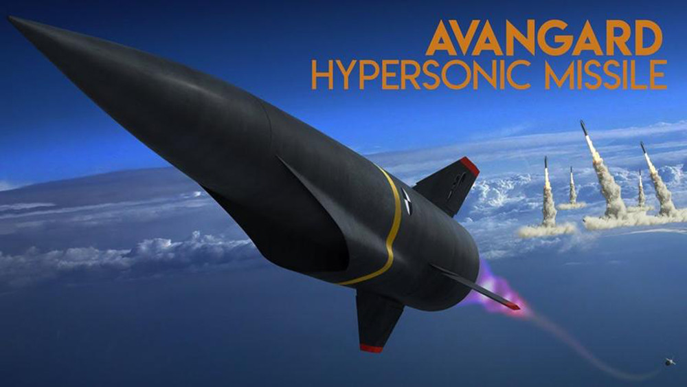 Avangard là một trong những vũ khí chiến lược mới nhất có khả năng bay liên lục địa với tốc độ gấp 20 lần tốc độ âm thanh. Ảnh: TASS
