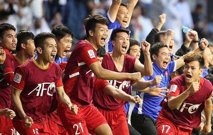 Đội tuyển Việt Nam được AFC đánh giá là một trong những thành công ở giai đoạn 2010 - 2019