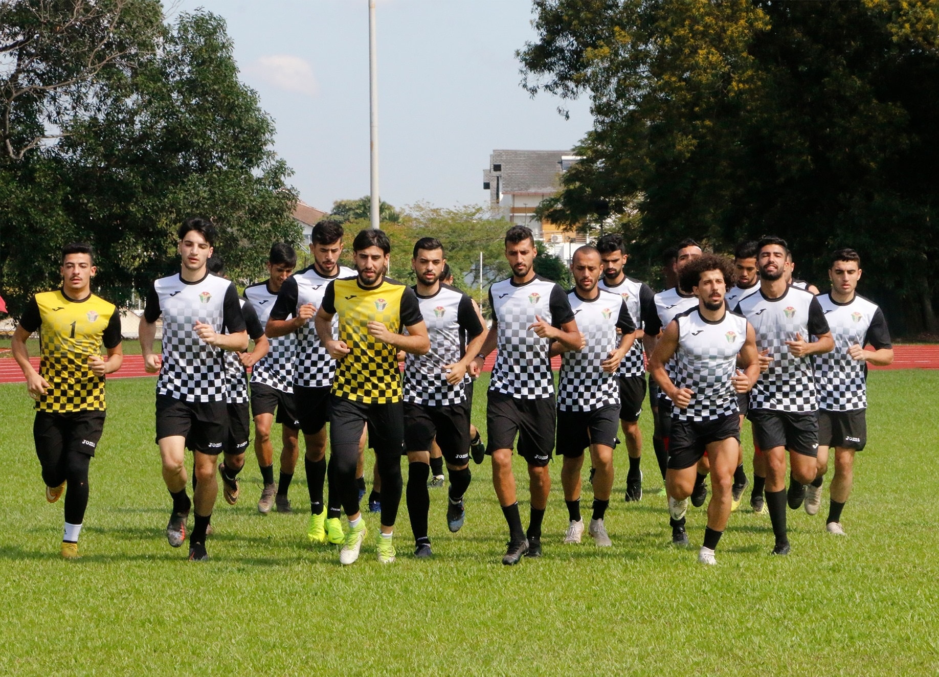 U23 Jordan tập luyện cực kỳ chu đáo cho VCK U23 châu Á lần này. Ảnh: Jordan Football