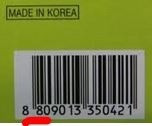 Mã vạch hàng Hàn Quốc