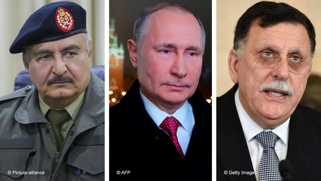Nga đang càng lúc càng thể hiện vai trò tại địa bàn Libya. Ảnh: Getty, AfP, Alliance