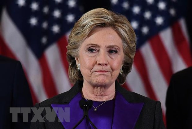 Cựu Ngoại trưởng Mỹ Hillary Clinton tại một sự kiện ở New York, tháng 11/2016. Ảnh: AFP/TTXVN)