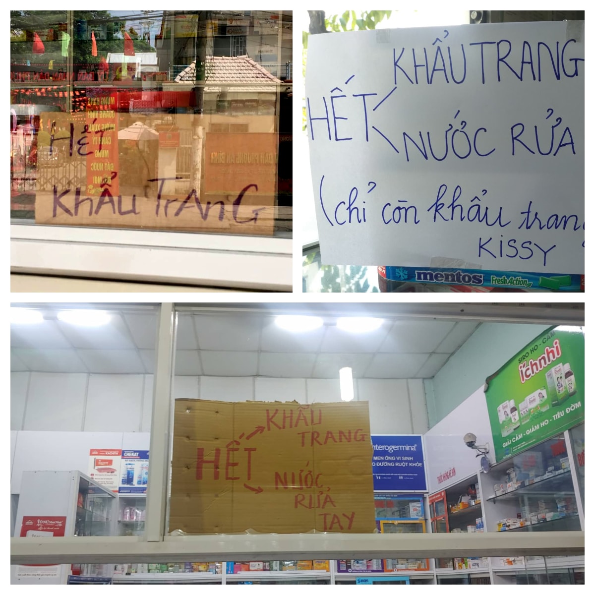 Đồng loạt các hiệu thuốc ở thành phố Vinh treo biển 